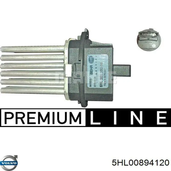 Compre 5HL00894120 Volvo Aquecedor elétrico de ar do sistema de calefacção de salão