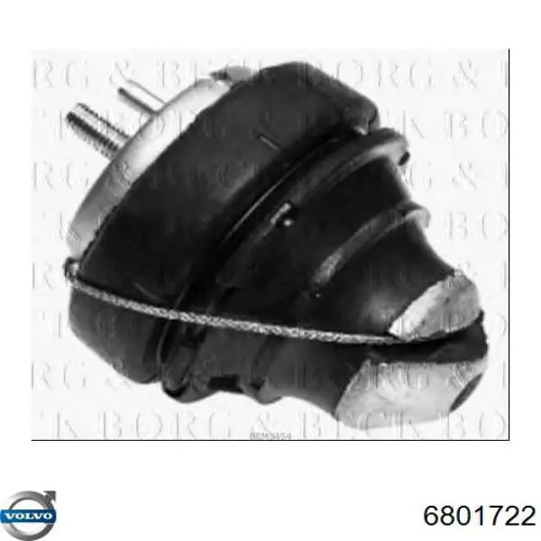 Compre 6801722 Volvo Coxim (suporte) superior de motor