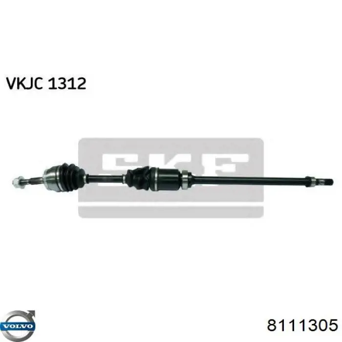 Semieixo (acionador) dianteiro direito Volvo 8111305 preço, a partir de 177,28 USD
