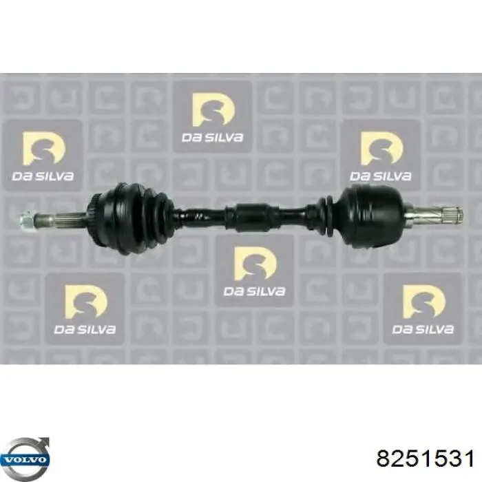 Semieixo (acionador) dianteiro esquerdo Volvo 8251531 preço, a partir de 88,69 USD