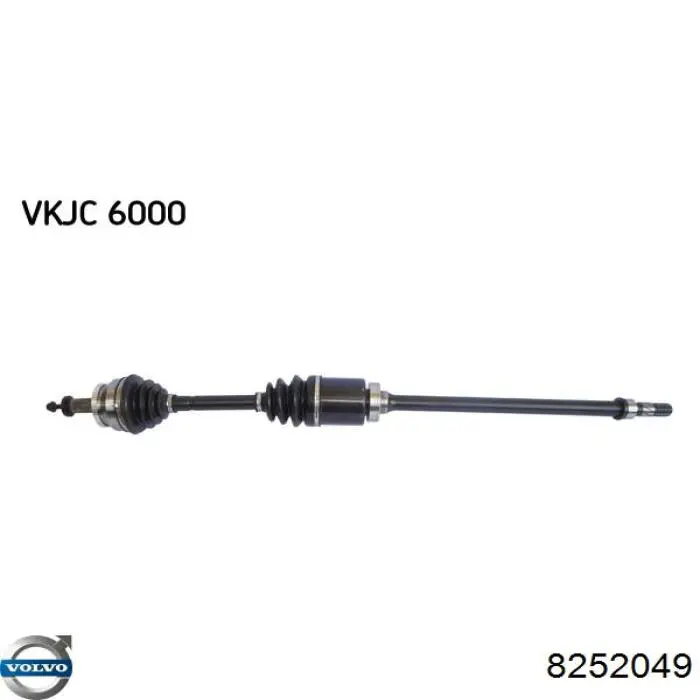 Semieixo (acionador) dianteiro direito Volvo 8252049 preço, a partir de 145,55 USD