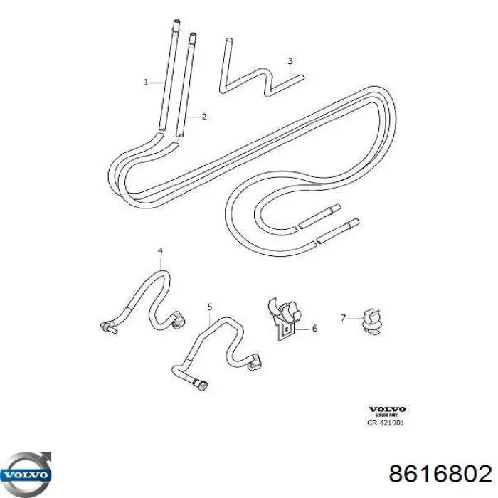  Volvo 8616802 preço, a partir de 79,08 USD