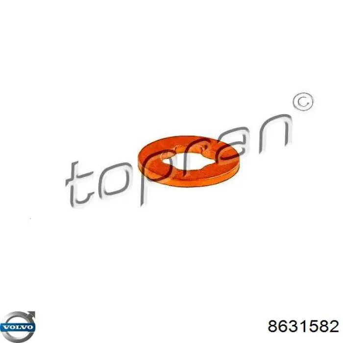Anel (arruela) do injetor de ajuste Volvo 8631582 preço, a partir de 2,66 USD