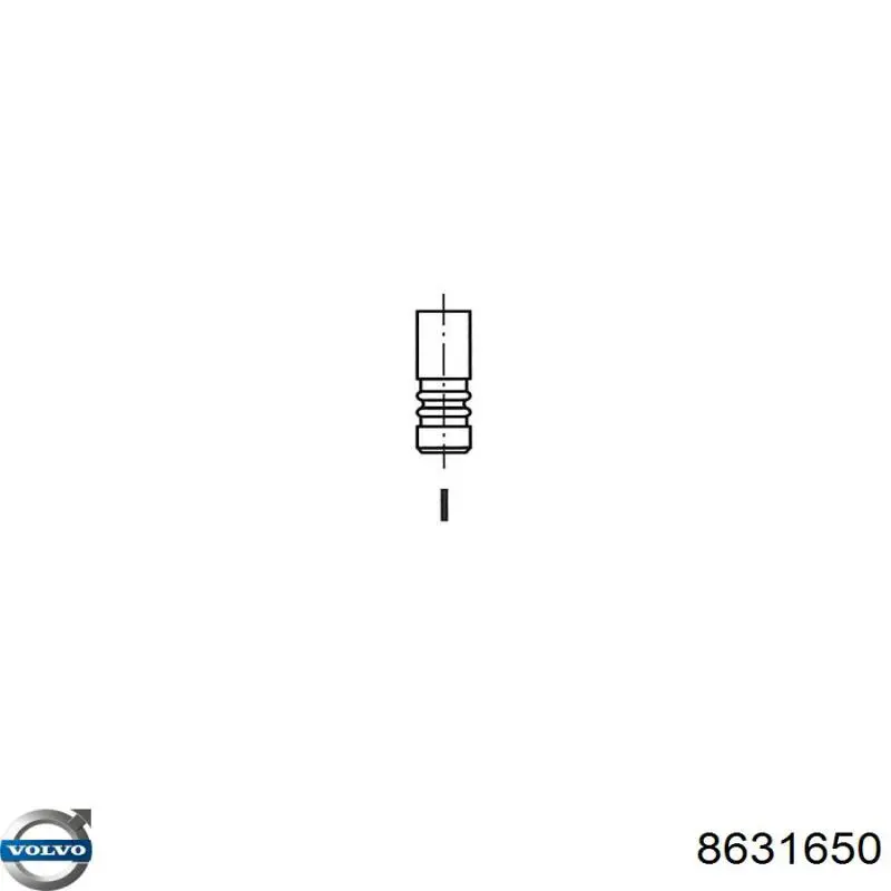 Compre 8631650 Volvo Válvula de admissão