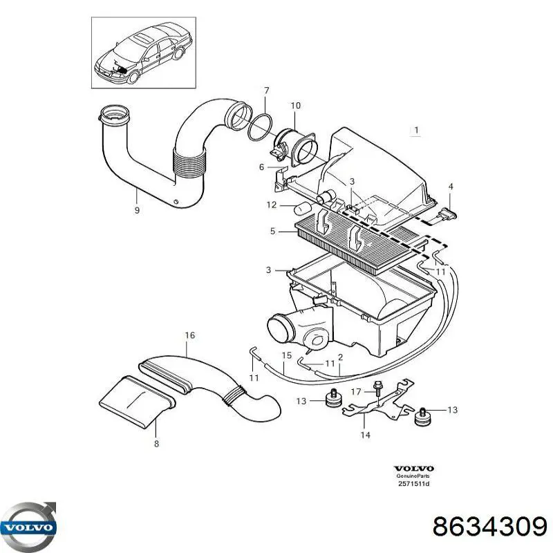8634309 Volvo 