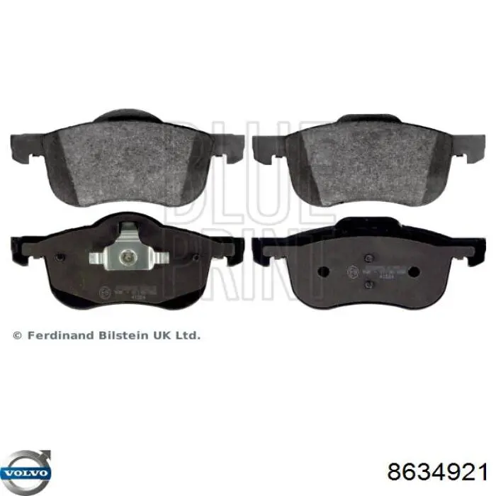 Compre 8634921 Volvo Sapatas do freio dianteiras de disco