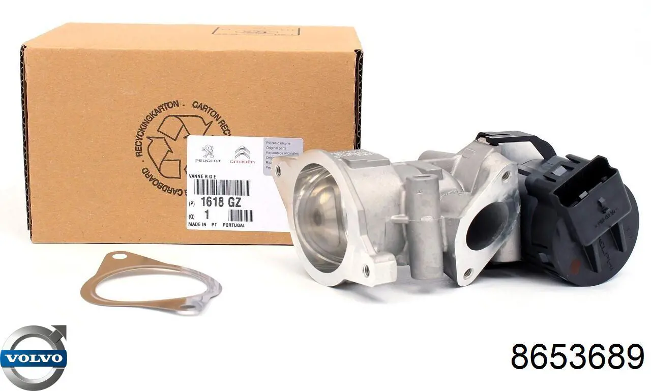 Vedante de válvula EGR de recirculação Volvo 8653689 preço, a partir de 4,74 USD