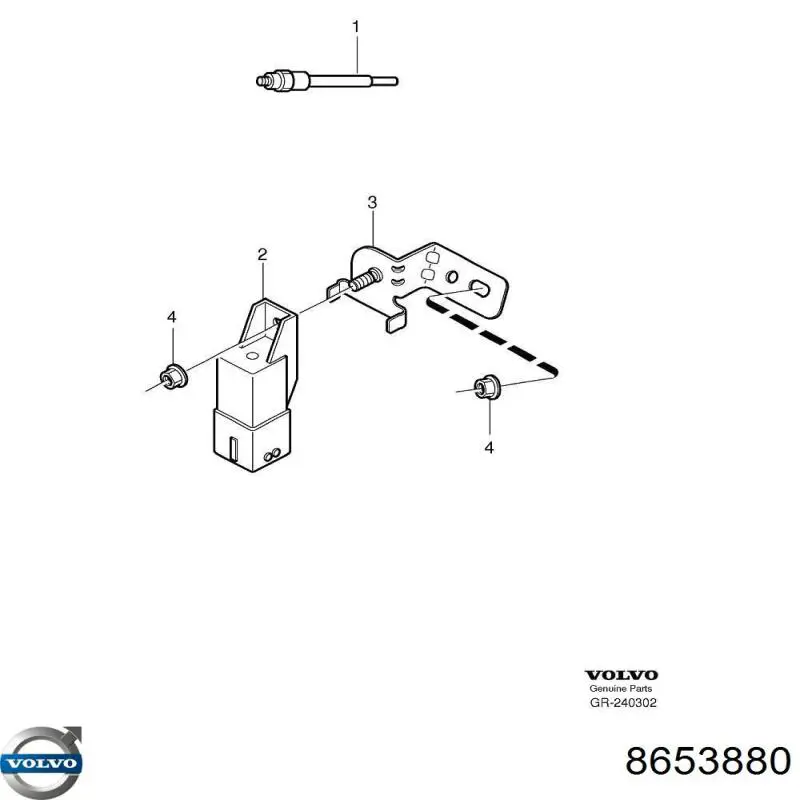 Vela de incandescência Volvo 8653880 preço, a partir de 34,18 USD