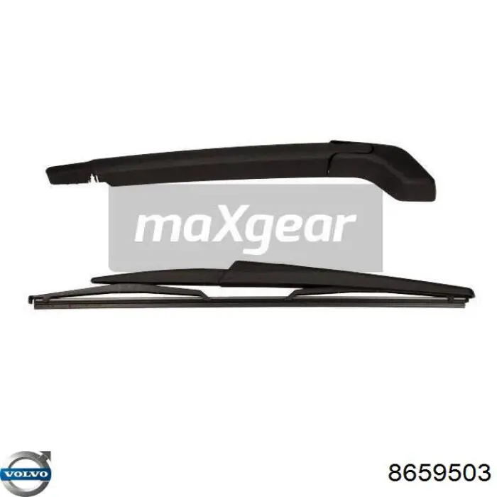 8659503 Volvo Braço de limpa-pára-brisas de vidro traseiro
