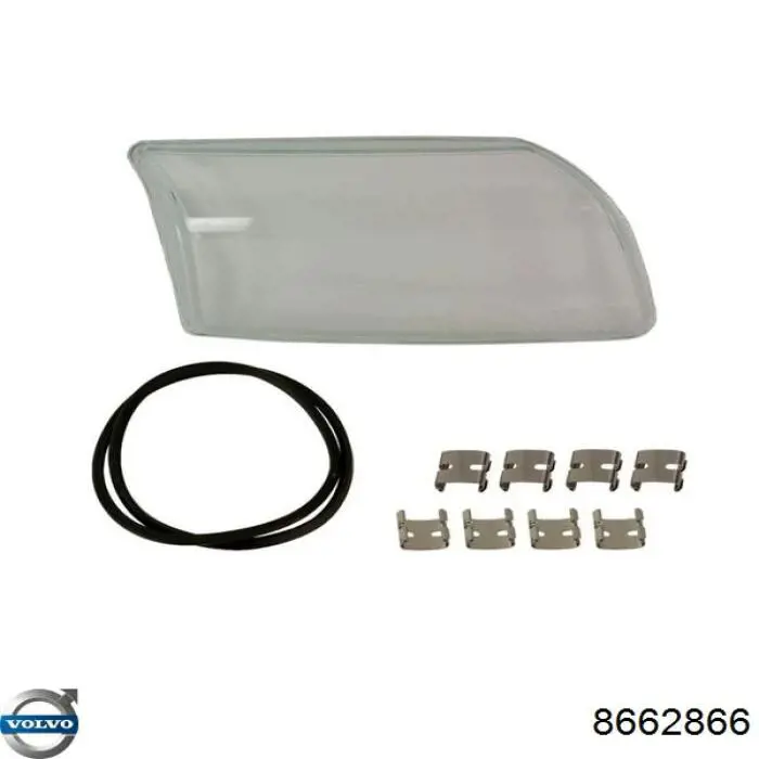 Compre 8662866 Volvo Vidro da luz direita