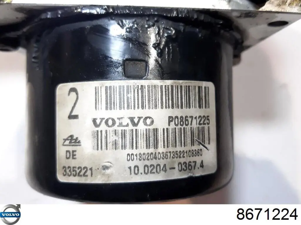 Compre 8671224 Volvo Unidade hidráulico de controlo ABS