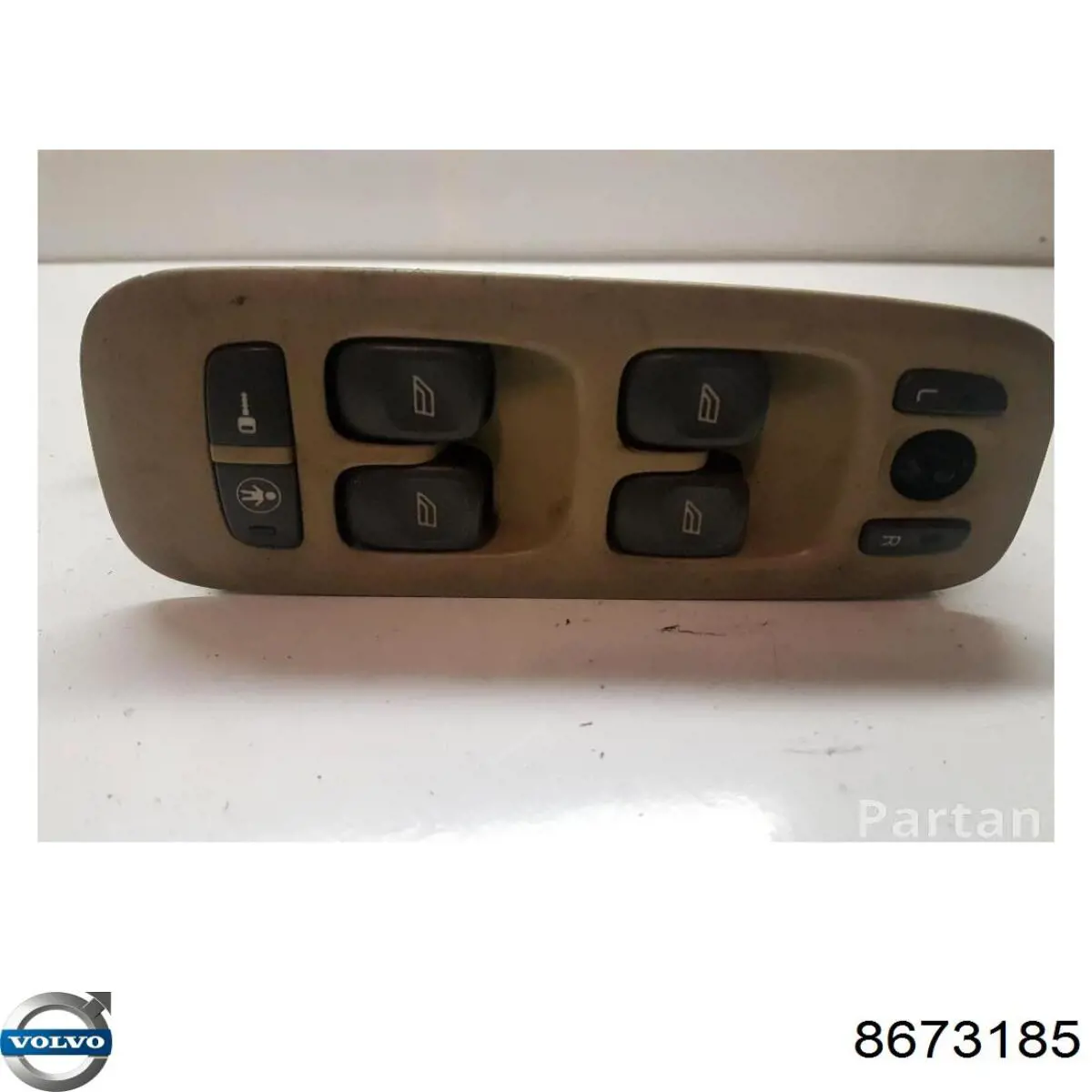 Unidade de botões dianteira esquerda de controlo de elevador de vidro Volvo 8673185 preço, a partir de 52,97 USD