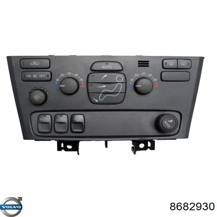  Unidade de controlo dos modos de aquecimento/condicionamento Volvo S60 I sedan (RS, RH) (2000 - 2010) I