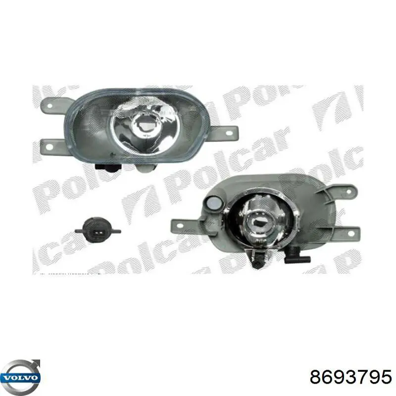 Luzes de nevoeiro esquerdas Volvo 8693795 preço, a partir de 80,16 USD