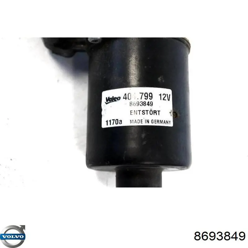 8693849 Volvo Motor de limpador pára-brisas do pára-brisas