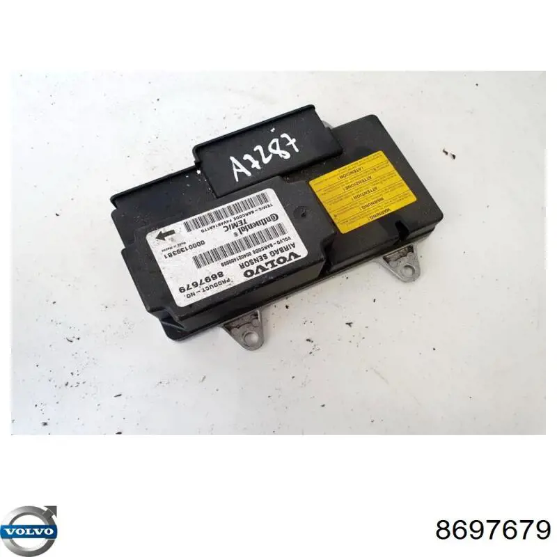 8697679 Volvo Módulo processador de controlo da bolsa de ar (Centralina eletrônica AIRBAG)