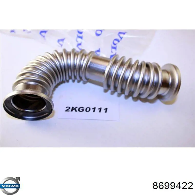 8699422 Volvo Cano derivado do sistema de recirculação dos gases de escape EGR