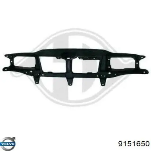 Suporte do radiador montado (painel de montagem de fixação das luzes) Volvo V70 I LV