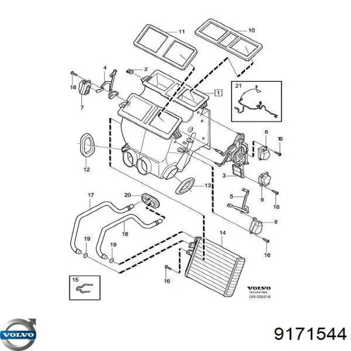  Volvo 9171544 preço, a partir de  USD