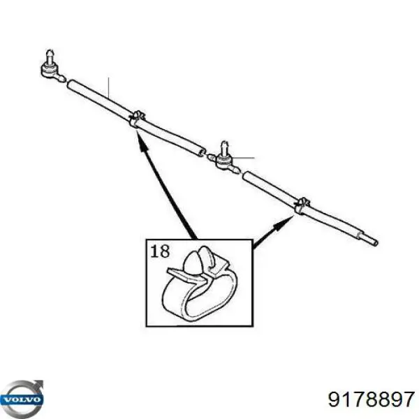 Válvula de retenção de fluido para lavador de pára-brisas Volvo 9178897 preço, a partir de 2,71 USD