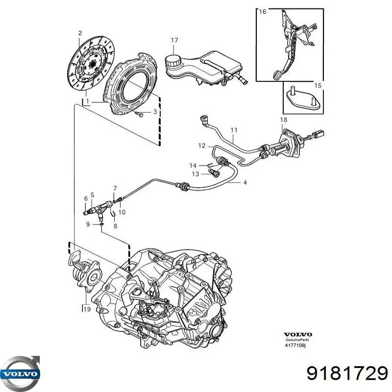  Volvo 9181729 preço, a partir de 36,24 USD