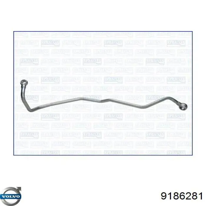 9186281 Volvo Tubo (mangueira) de fornecimento de óleo de turbina