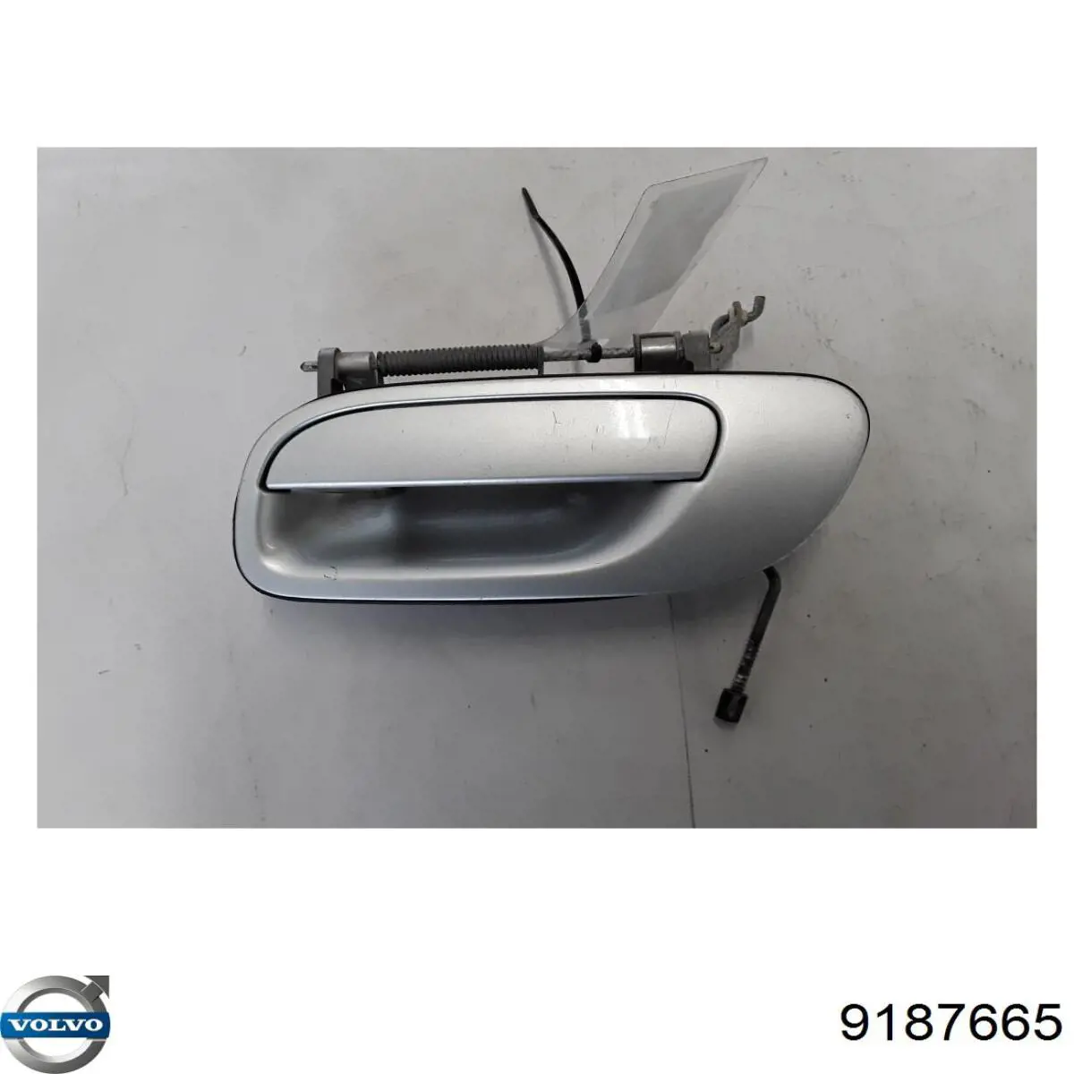 9187665 Volvo Maçaneta dianteira esquerda externa da porta
