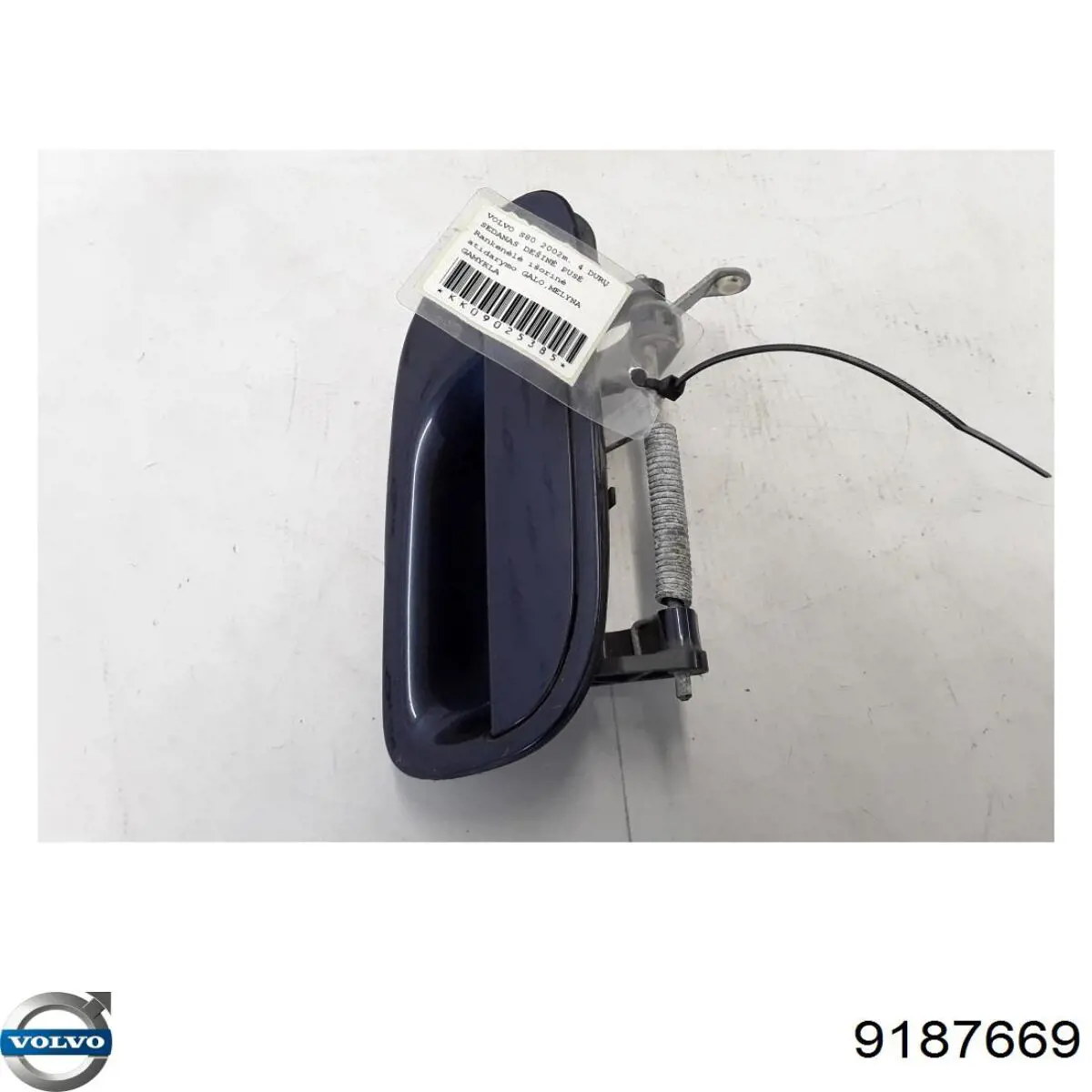 Maçaneta externa direita da porta traseira Volvo 9187669 preço, a partir de 37,64 USD