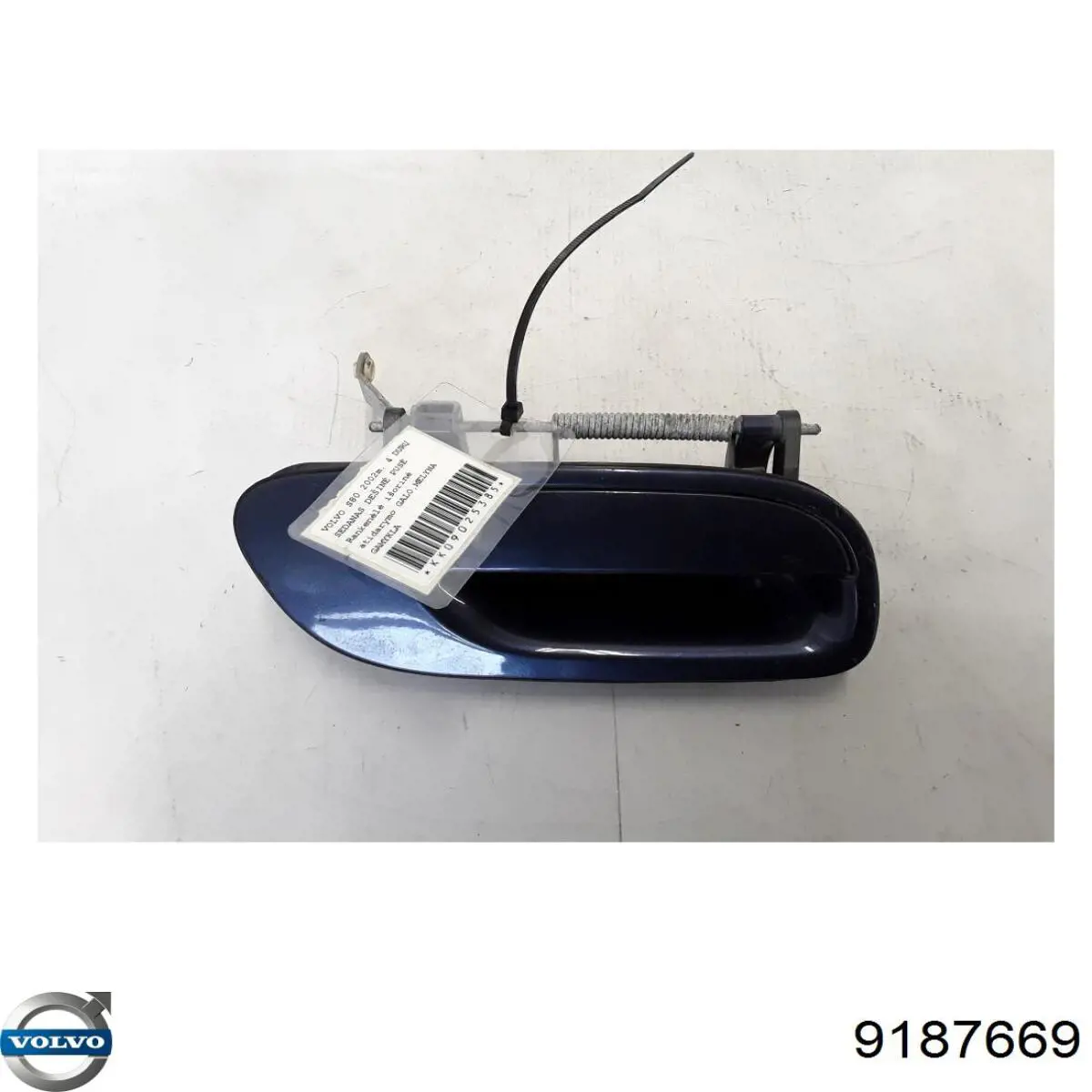 9187669 Volvo Maçaneta externa direita da porta traseira