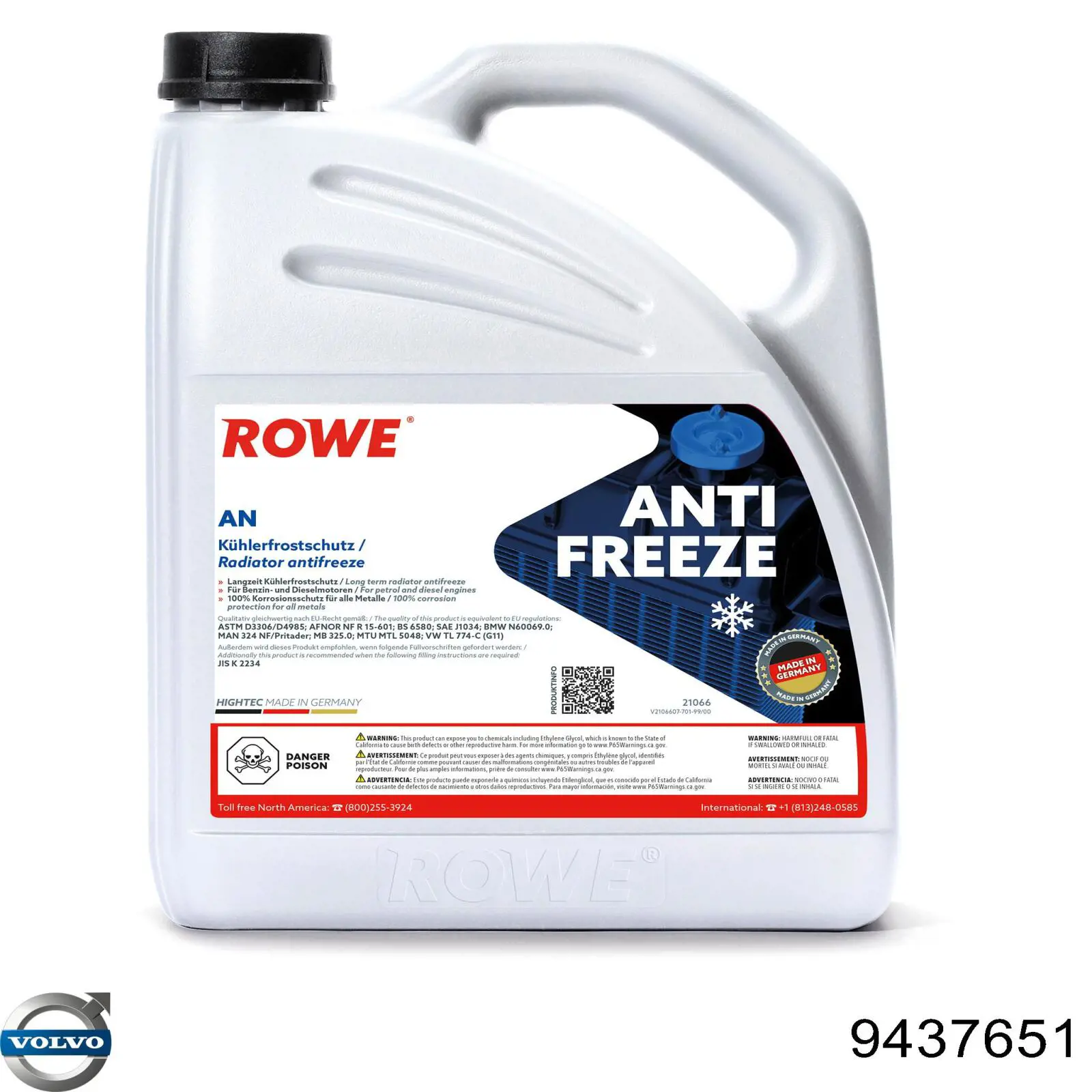 Fluido de esfriamento Volvo 9437651 preço, a partir de 24,46 USD