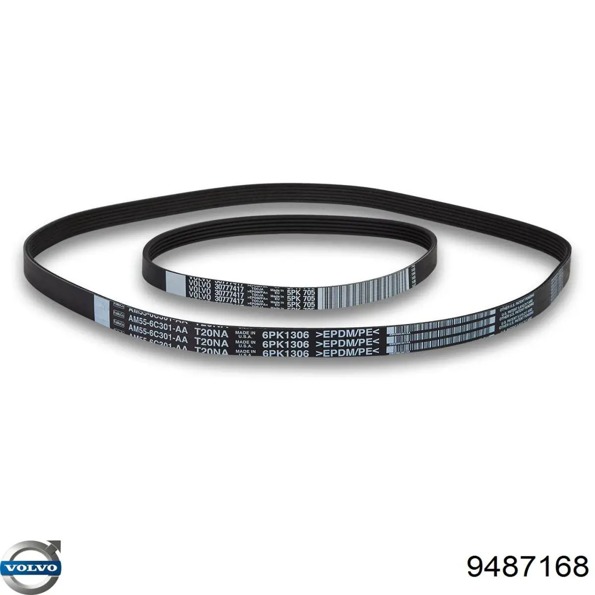 Correia dos conjuntos de transmissão, kit Volvo 9487168 preço, a partir de 112,15 USD