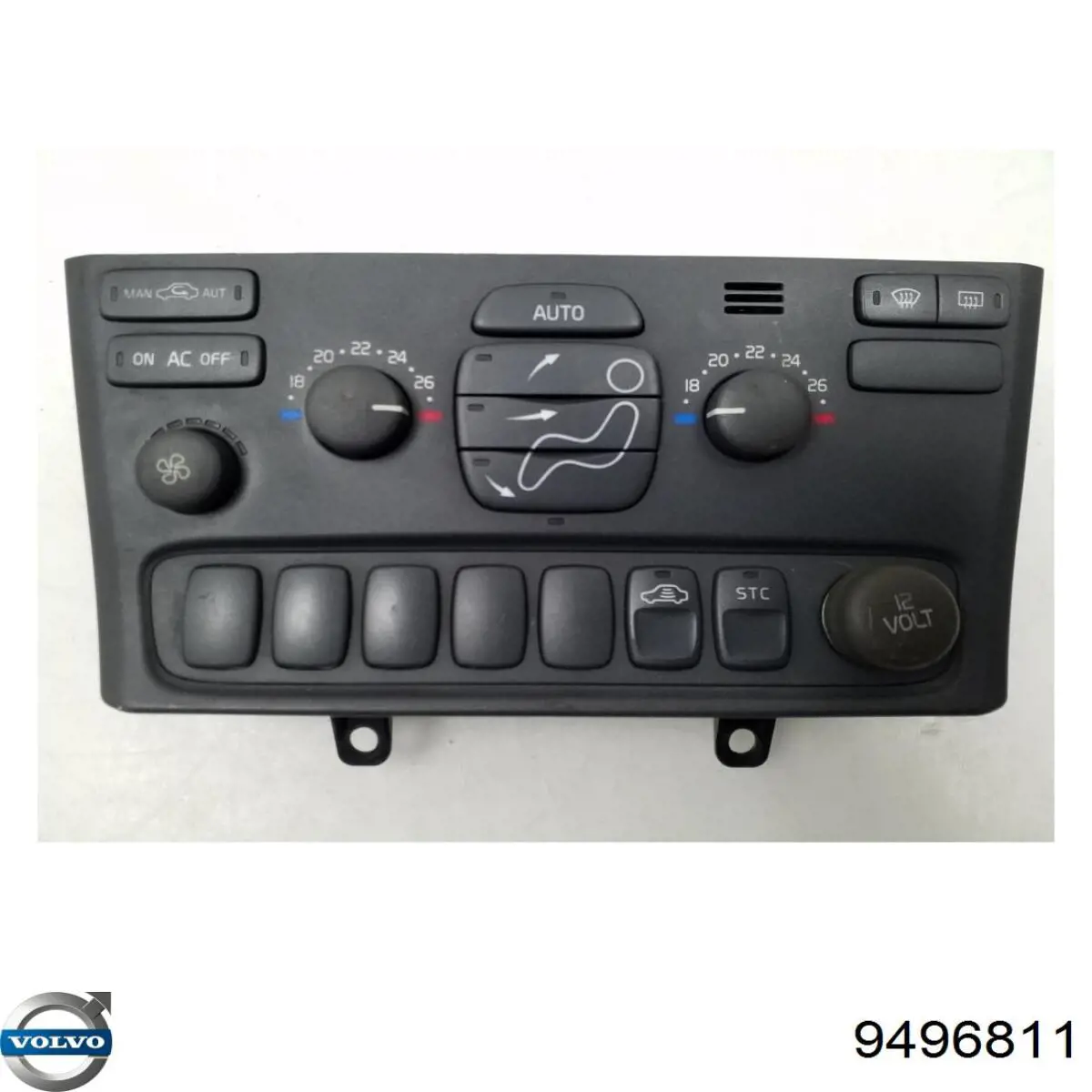 Unidade de controlo dos modos de aquecimento/condicionamento Volvo 9496811 preço, a partir de 76,17 USD