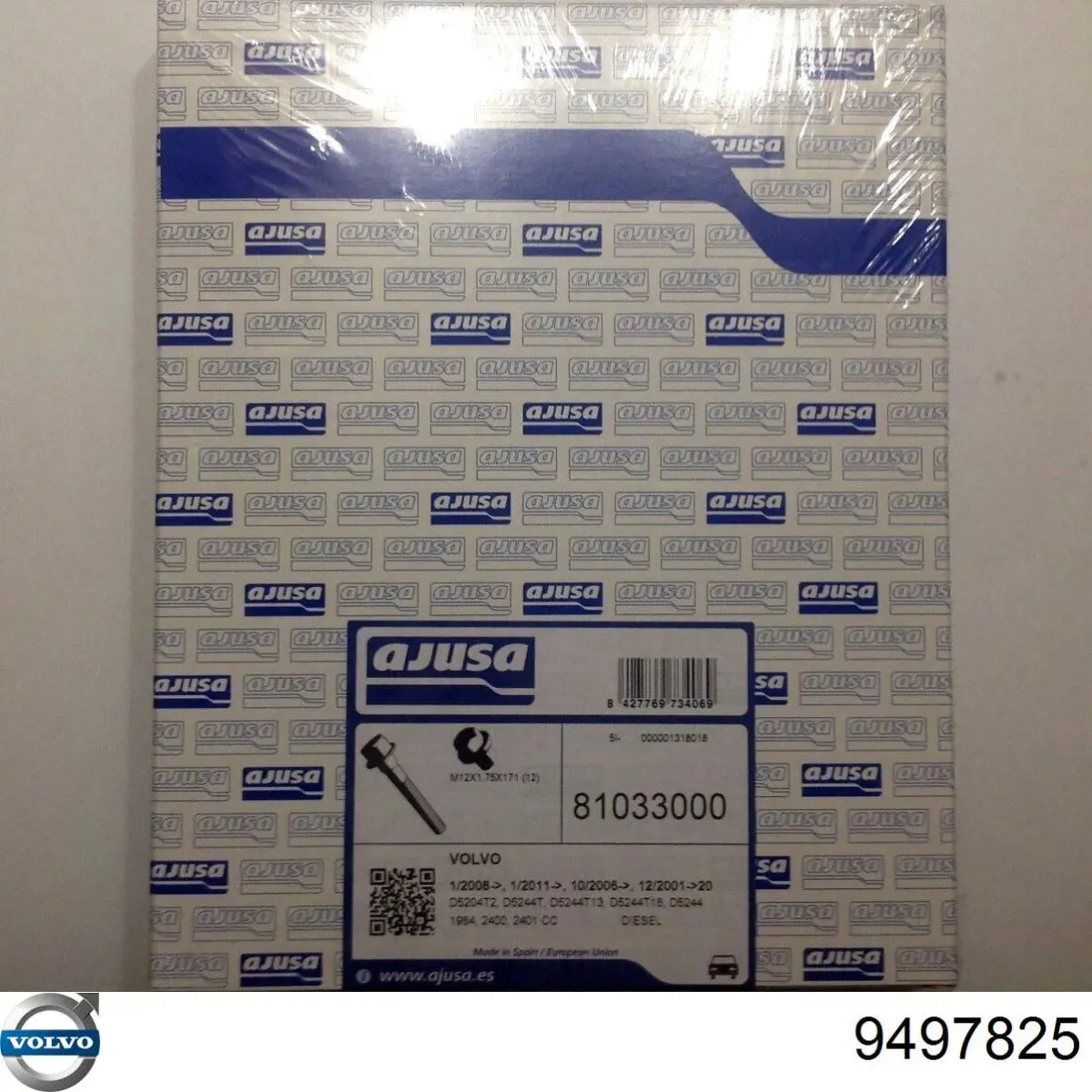 Parafuso de cabeça de motor (CBC) Volvo 9497825 preço, a partir de 16,94 USD