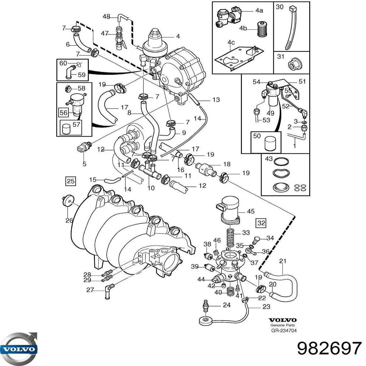  Volvo 982697 preço, a partir de  