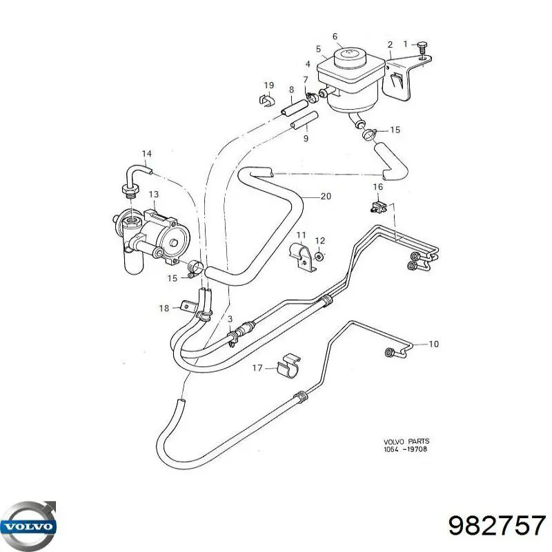  Volvo 982757 preço, a partir de 1,23 USD