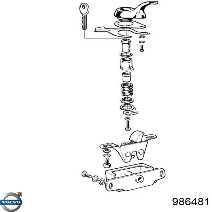 Porca de fixação de tubo de admissão do silenciador (de calças) Volvo 986481 preço, a partir de 1,24 USD