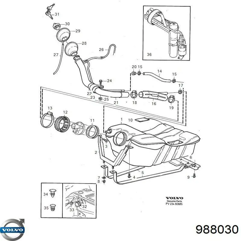  Volvo 988030 preço, a partir de 3,37 USD