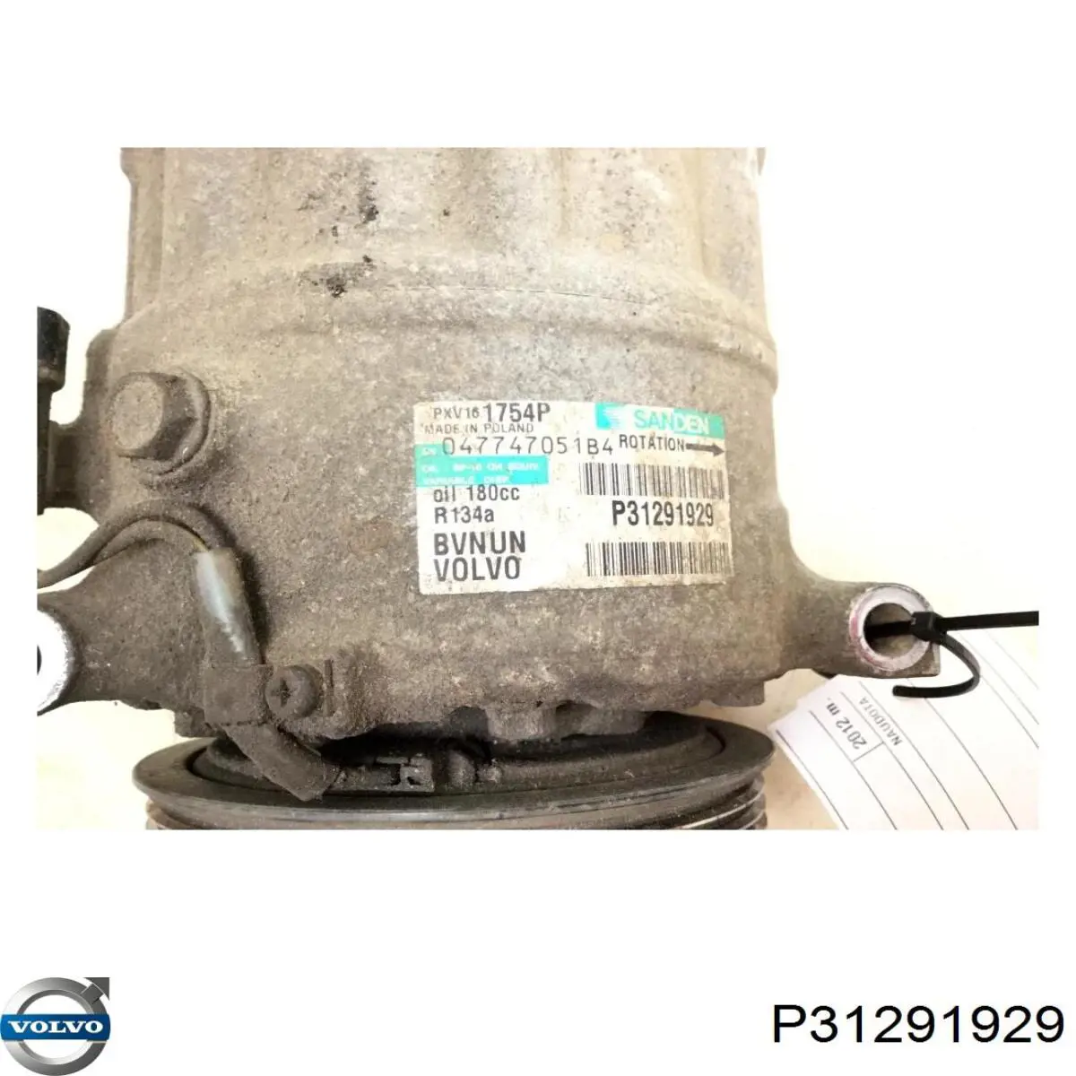 P31291929 Volvo Compressor de aparelho de ar condicionado