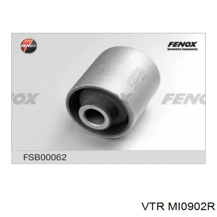 MI0902R VTR Bloco silencioso do pino de apoio traseiro