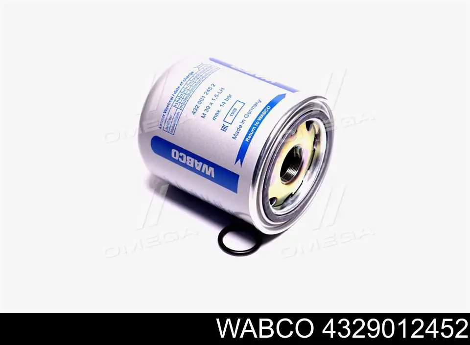 Filtro de secador de ar (separador de umidade e óleo) (TRUCK) Wabco 4329012452 preço, a partir de 58,25 USD