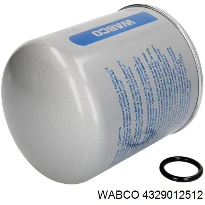 Filtro de secador de ar (separador de umidade e óleo) (TRUCK) 4329012512 Wabco