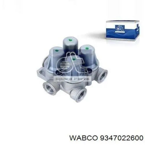 9347022600 Wabco Válvula de limitação de pressão do sistema pneumático