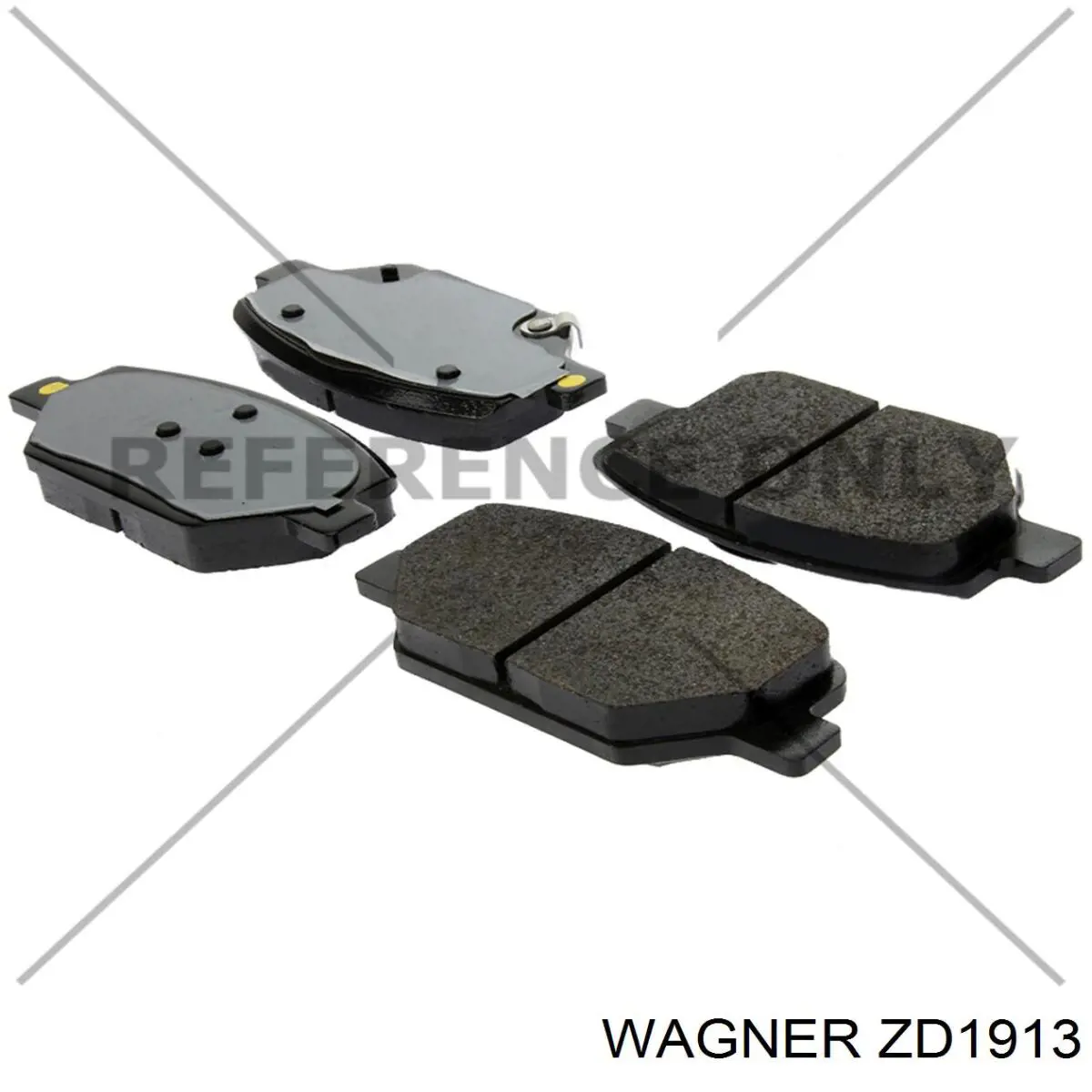 Compre ZD1913 Wagner Sapatas do freio dianteiras de disco