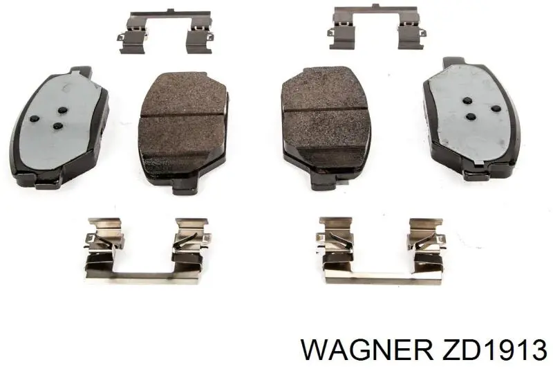 Sapatas do freio dianteiras de disco ZD1913 Wagner