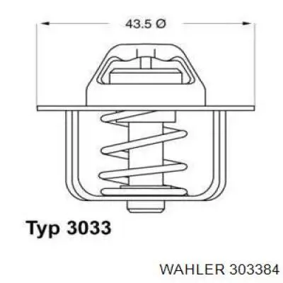 Termostato 303384 Wahler