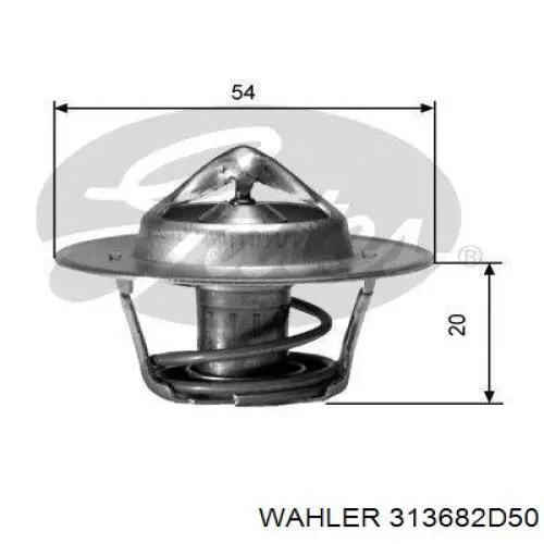 Termostato Wahler 313682D50 preço, a partir de 9,21 USD
