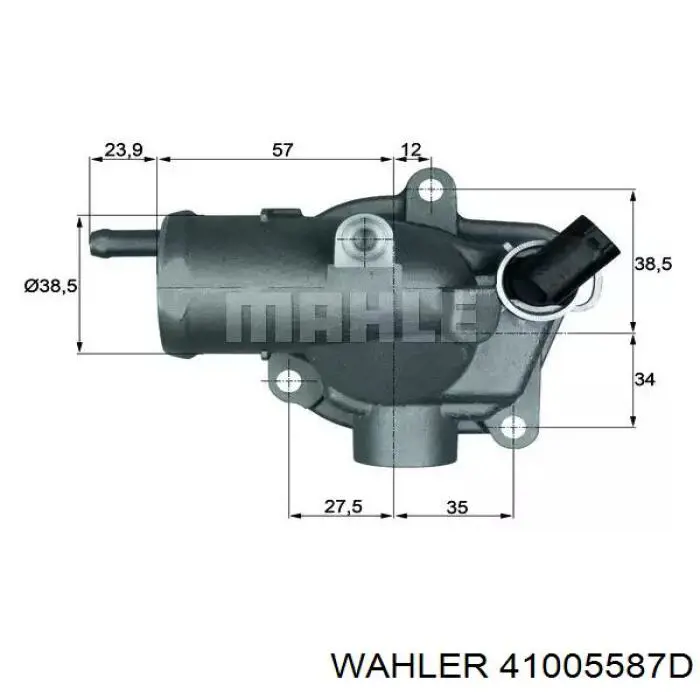 41005587D Wahler Termostato