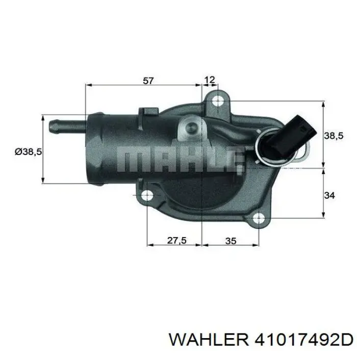 Caixa do termostato Wahler 41017492D preço, a partir de 42,42 USD