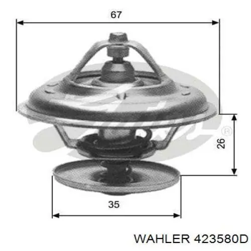 Compre 423580D Wahler Termostato