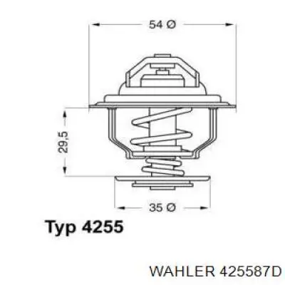 Termostato Wahler 425587D preço, a partir de 7,84 USD